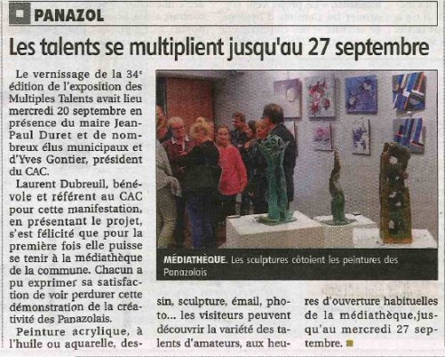 Le populaire 22 septembre 2017 multiples talents