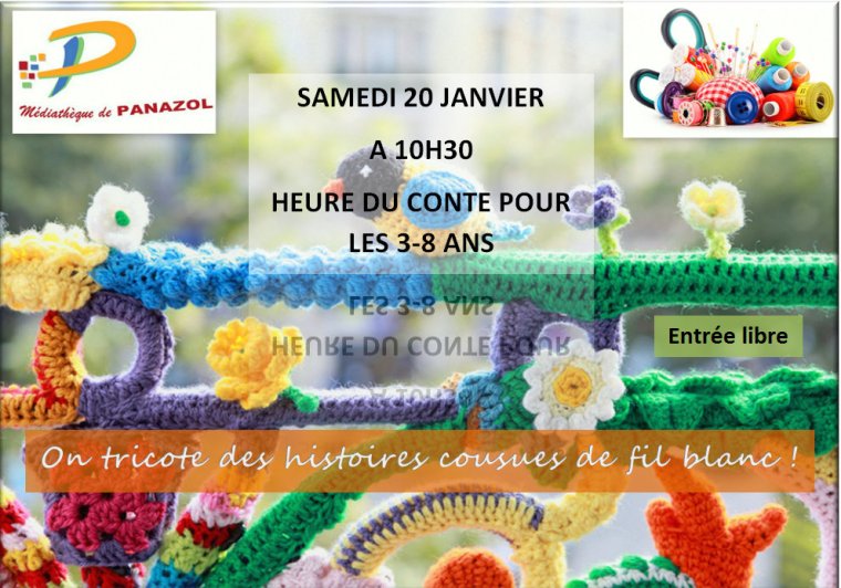 affiche tricotons des histoires