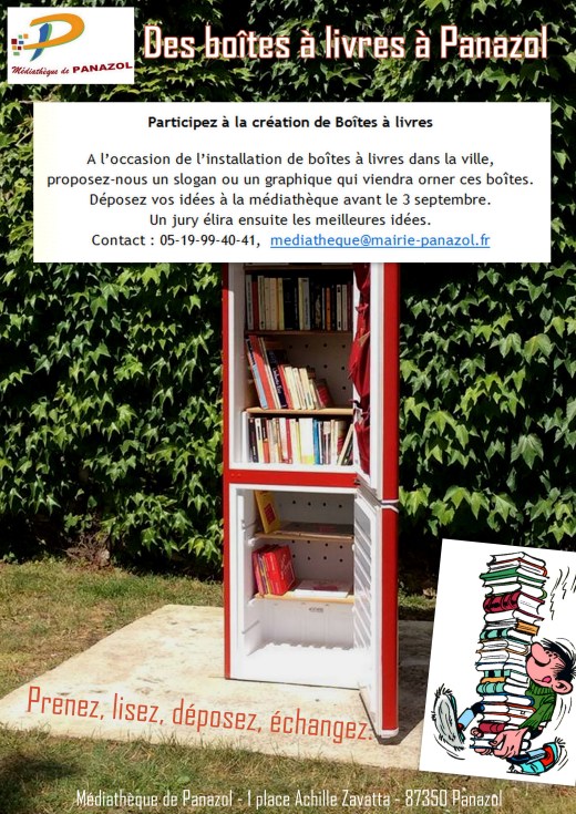 Flyer boîtes à livres